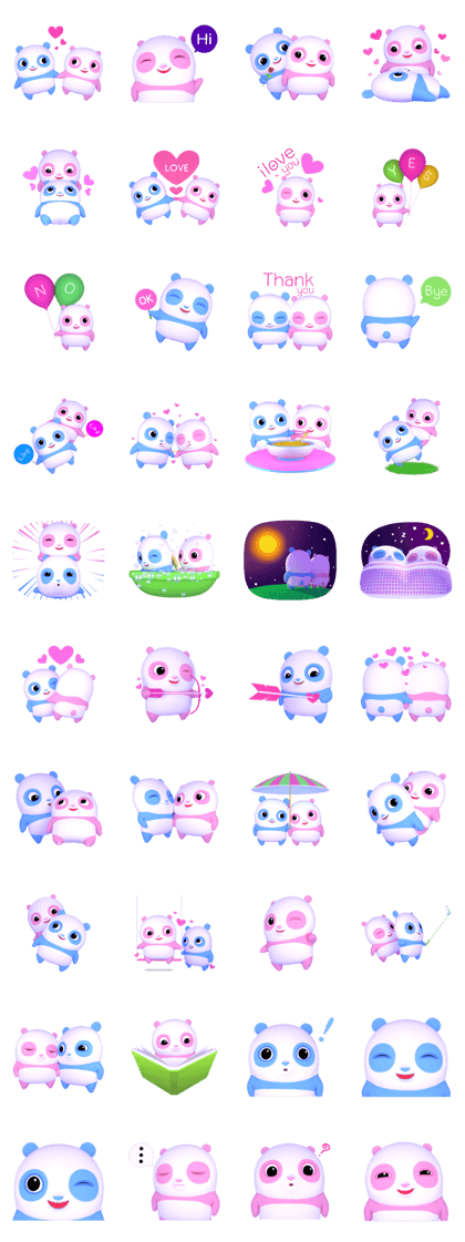 Panda Sweety : Gingan & Ginbai