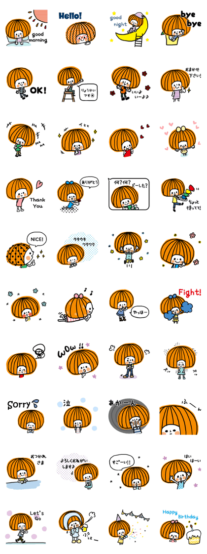 Round of bangs girl