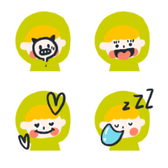小さな緑色の赤ちゃん Line スタンプ Line Store 小さな緑色の赤ちゃん Line スタンプ Line Store