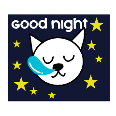 Word sticker of Shiba dog TAROU(English)