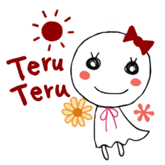 TeruTeru Bozu Sticker English ver.