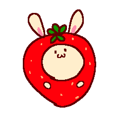 Everyday of strawberry rabbit