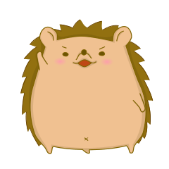 Sticker of Hedgehogs