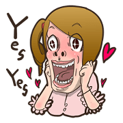 Cute but unfortunately girl