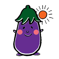 Eggplantcharacter NARU-san