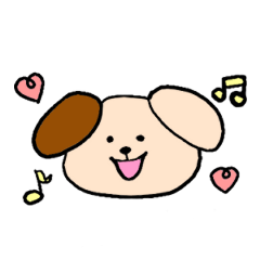 lovery dog's sticker