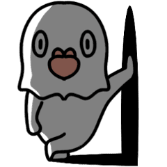 暗い白い鳩 Line スタンプ Line Store