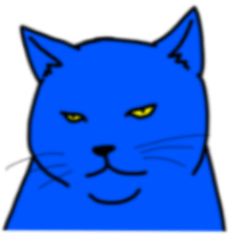 A blue cat 2