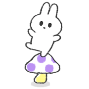 The bunny and cushions