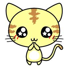 Cute cat stickers -Nyanko part 1