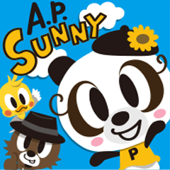 Panda A.P.Sunny-chan Sticker.