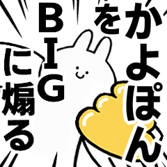 BIG Rabbits feeding [Kayo-pon]