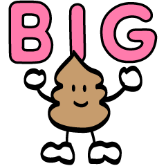 Poo-kun BIG Sticker