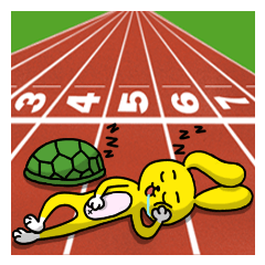 Tortoise and the hare do not race