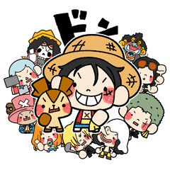 One Piece 麦わらルフィとコジカくん Line スタンプ Line Store One Piece 麦わらルフィとコジカくん Line スタンプ Line Store
