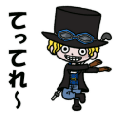 ochou's ONE PIECE sticker2