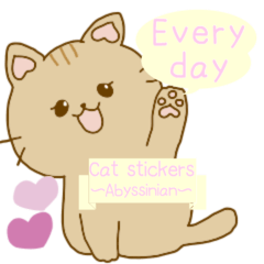 Cat stickers that can be used everyday3