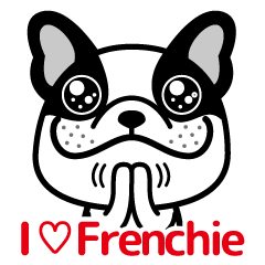 I LOVE Frenchie (PIED)