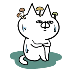 Bad cat of eyes. u2013 LINE stickers  LINE STORE