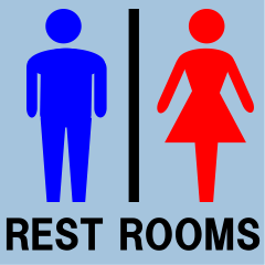 Restrooms' Male-Female relationships