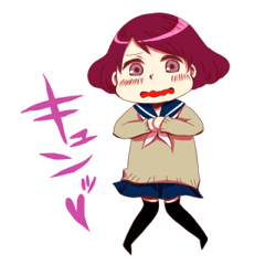 ほんわか系女子高校生 Line スタンプ Line Store