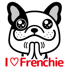 I LOVE Frenchie  (SIDE PUNCH)