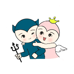 悪魔ちゃんと天使ちゃん Line スタンプ Line Store