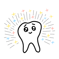 Yurukawa tooth sticker