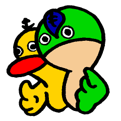 the sticker of frog