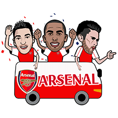The Awesome Arsenal FC Sticker Pack!