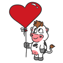 MooMoo the cow in love