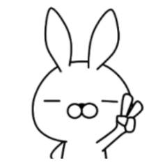 THE RABBIT STICKER 8 – LINE stickers | LINE STORE