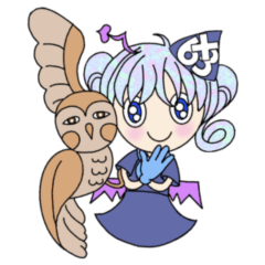 Chibi Devi and Pyu-chan's BIG sticker2