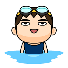 nanashi wears swimming suit.