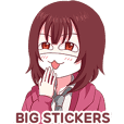 Miyu Chibi Big Stickers:New Normal