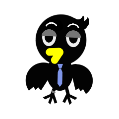 Crows sticker silent version