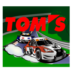 TOM'S RACING Sticker