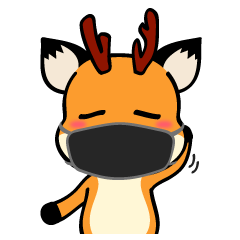 奈良弁を鹿がしゃべります⑦　マスク着用