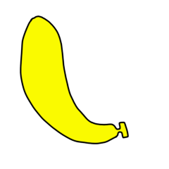 動くバナナ