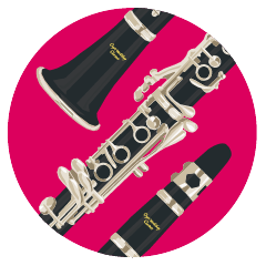 Stickers for all clarinet players