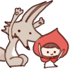 Funny Little Red Riding Hood – LINE stickers | LINE STORE