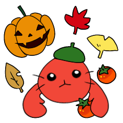 Autumn lobster lobtans sticker