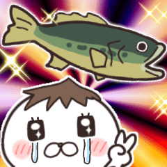 bassfishing sticker from satumaru