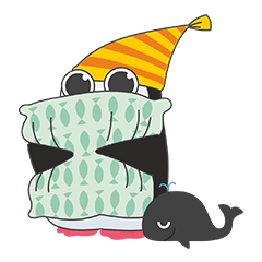 blusterer penguin in hat