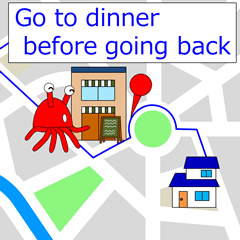 Kenvader 4 :  Navigation of going out