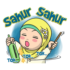 20+ Koleski Terbaru Stiker Ramadhan Tiba