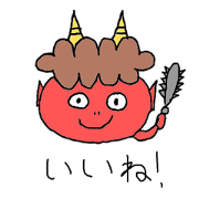 Cute demon sticker "Onisuke"