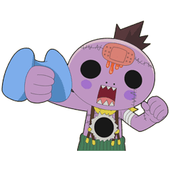 Zo Zo Zombie Line Stickers Line Store Zo Zo Zombie Line Stickers Line Store