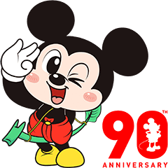 Mickey Mouse 90th Anniversary x Boobib