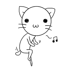 Feel free to use cat Sticker